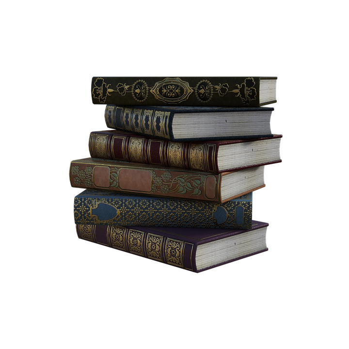 Antique Book Stack Free Download PNG HQ Transparent PNG Image