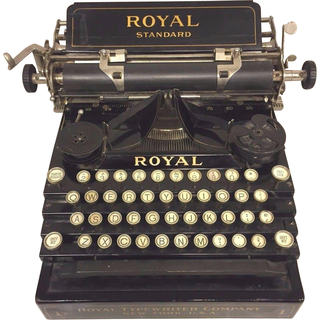 Antique Typewriter PNG Free Photo Transparent PNG Image