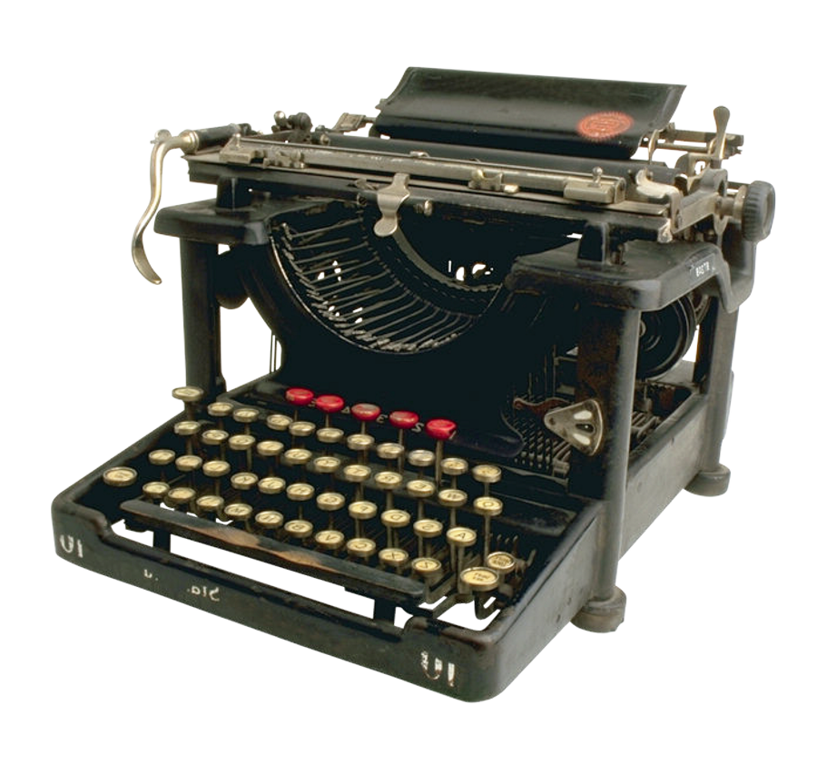 Antique Typewriter PNG Free Photo Transparent PNG Image