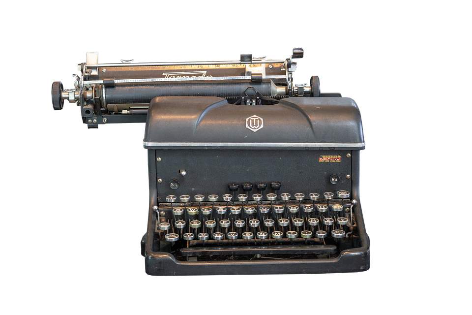 Antique Picture Typewriter Free PNG HQ Transparent PNG Image