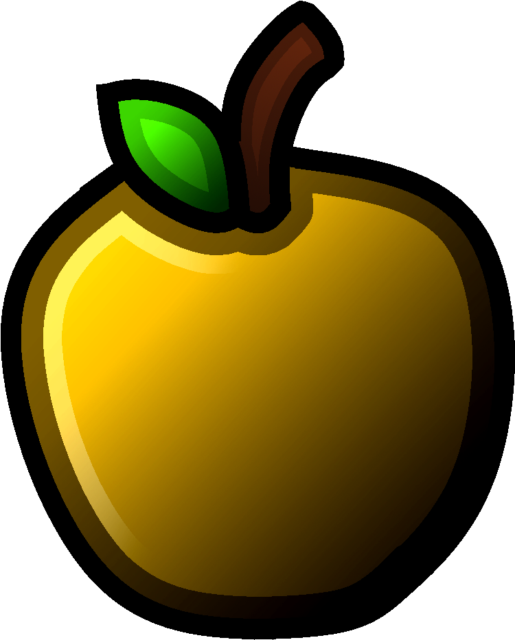 Golden Vector Apple Photos HD Image Free Transparent PNG Image