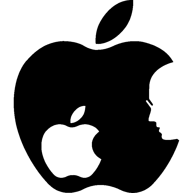 Different Jobs Apple Steve Decal Logo Think Transparent PNG Image