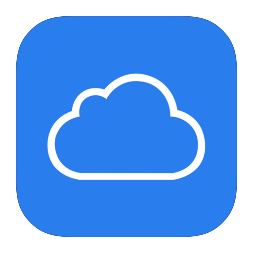 Blue Electric Area Text Symbol Apps Icloud Transparent PNG Image