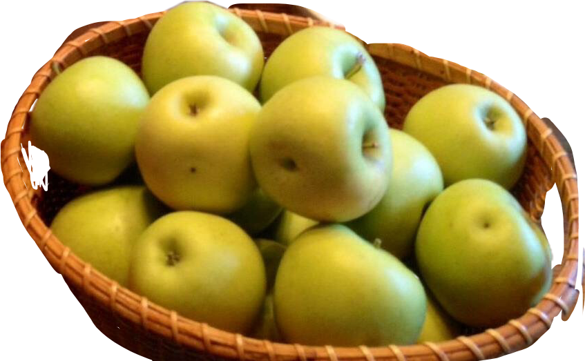 Basket Apple Free PNG HQ Transparent PNG Image