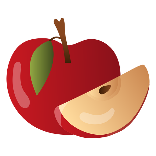 Slice Pic Apple Free Clipart HD Transparent PNG Image