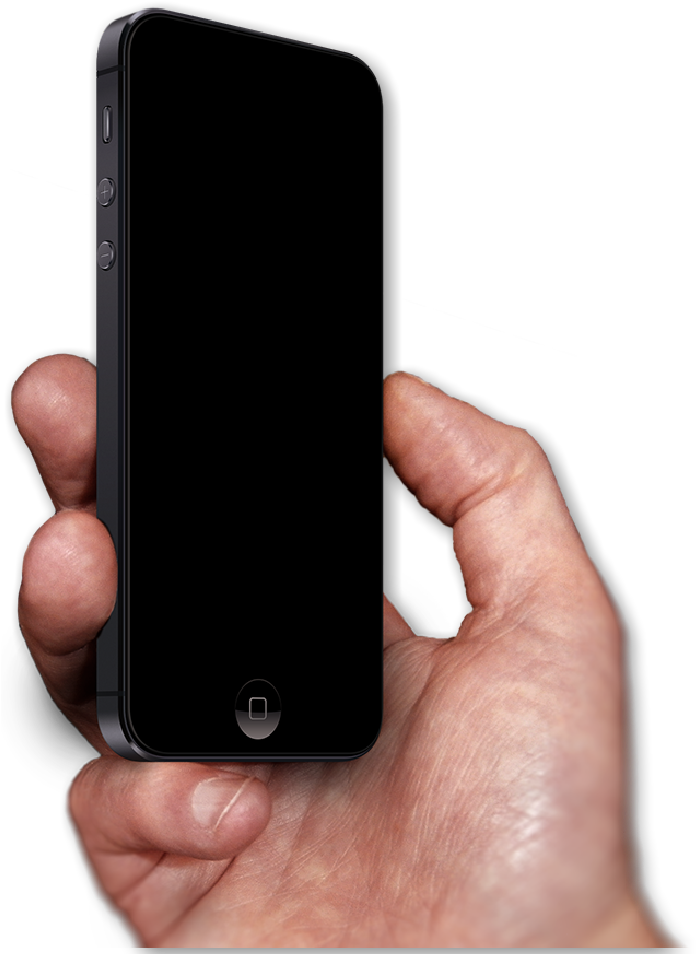 Male Iphone Holding Hand Download HQ Transparent PNG Image