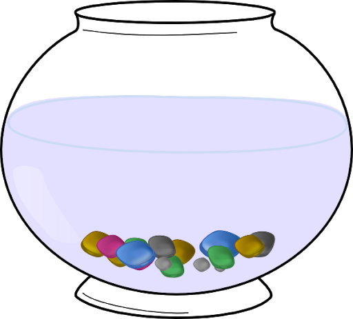 Stones Bowl Fish Vector Tank Transparent PNG Image