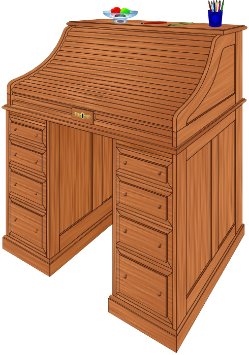 Roll Top Desk Picture HD Image Free PNG Transparent PNG Image