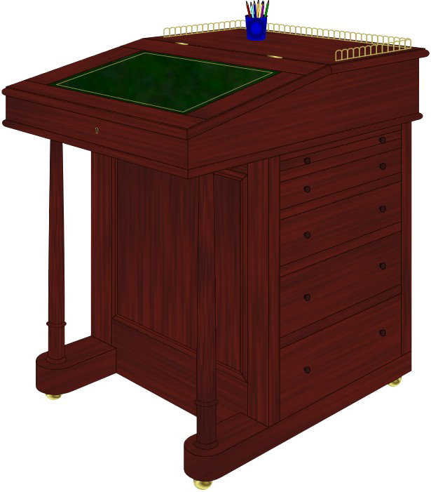 Davenport Desk Images Free Transparent Image HD Transparent PNG Image