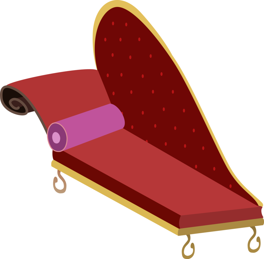 Fainting Couch Free Clipart HQ Transparent PNG Image