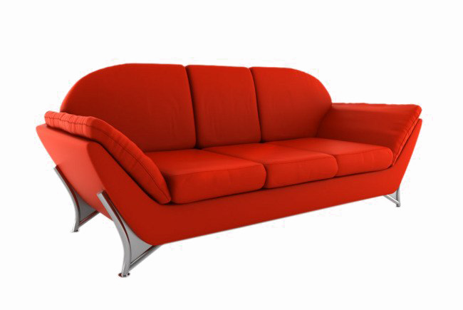 Red Sofa PNG File HD Transparent PNG Image