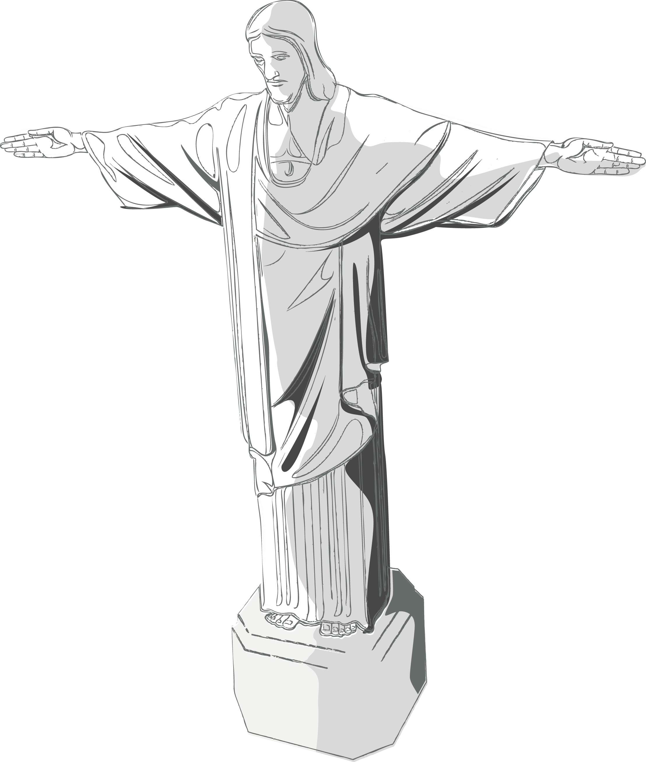 Christ Jesus Redeemer As Vector The Transparent PNG Image