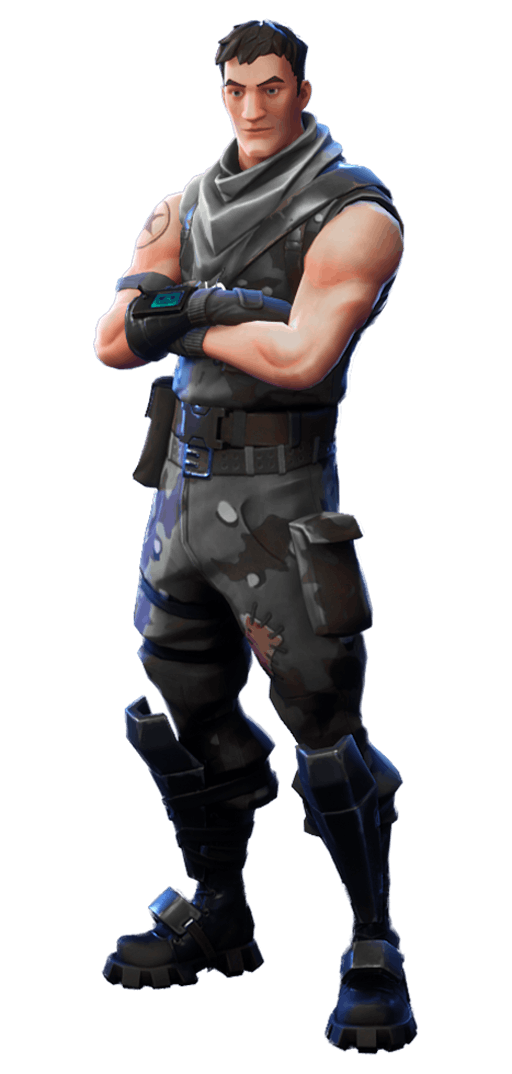 Standing Soldier Royale Fortnite Battle Ninja Transparent PNG Image