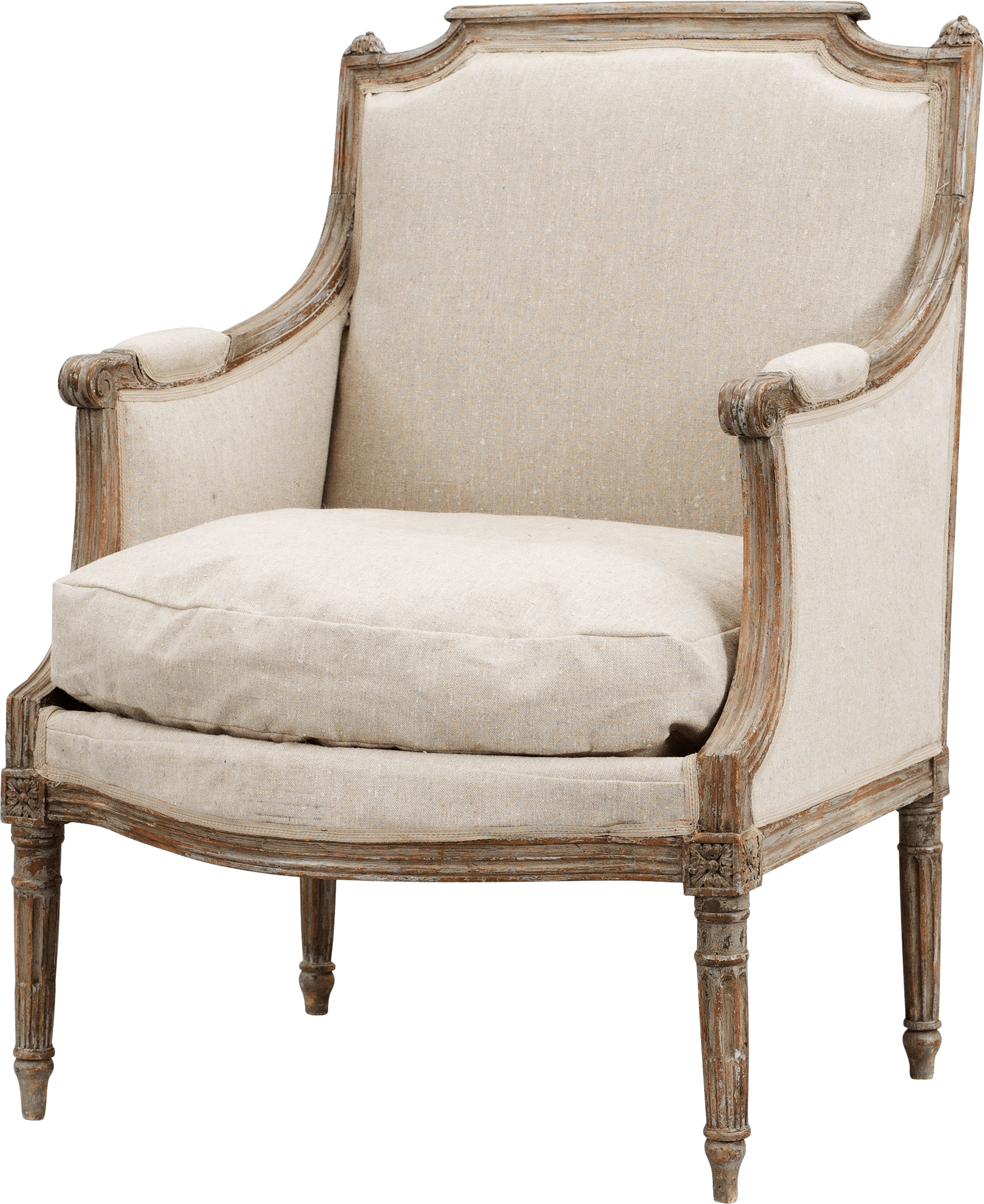 White Armchair Png Image Transparent PNG Image