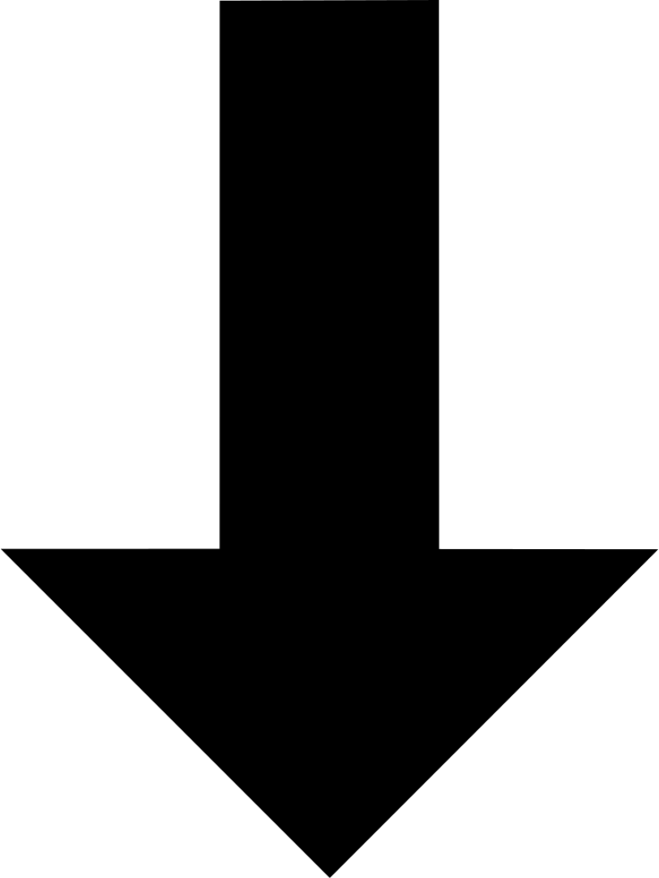 Down Vector Arrow HQ Image Free Transparent PNG Image