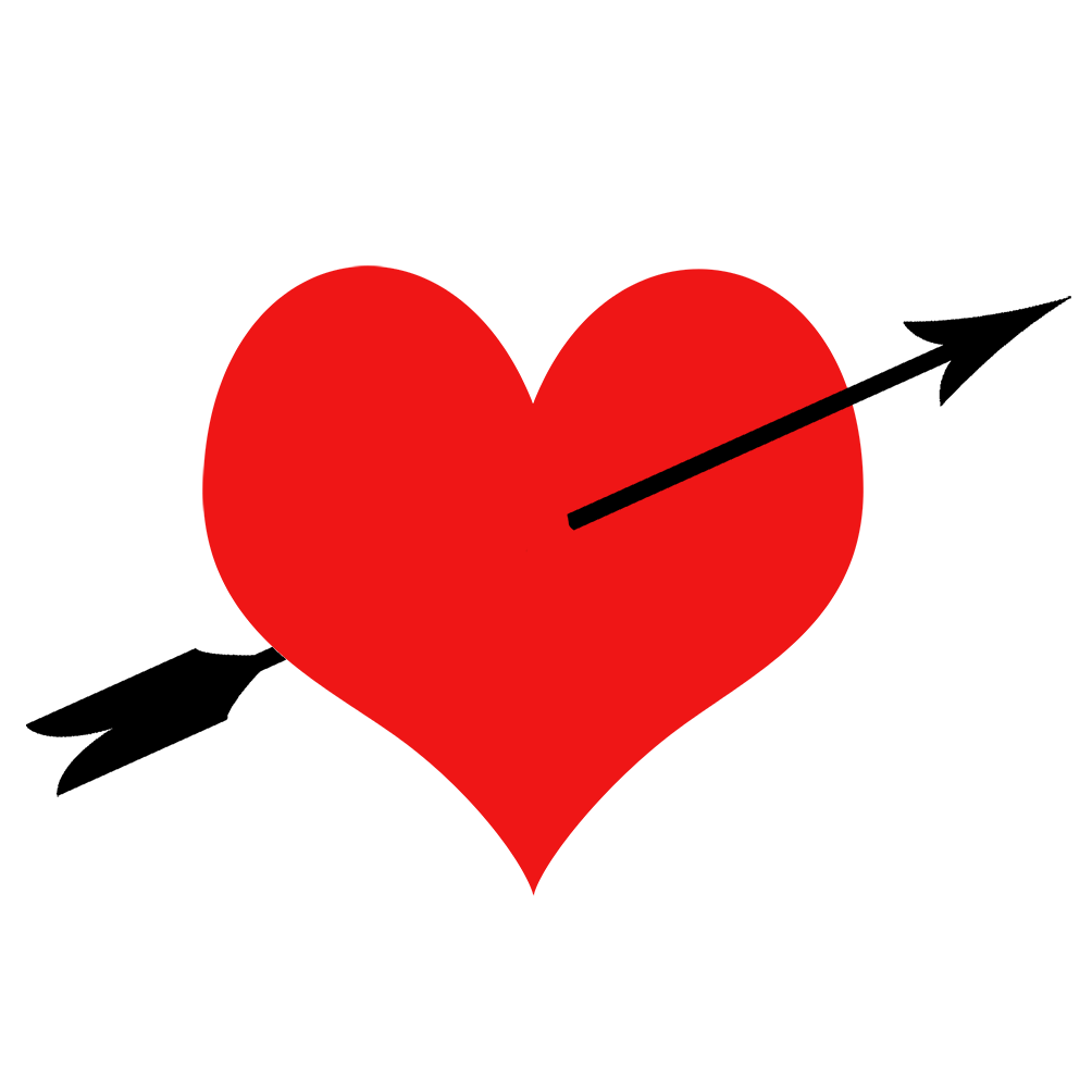 Heart Pic Arrow Red Free Download PNG HD Transparent PNG Image