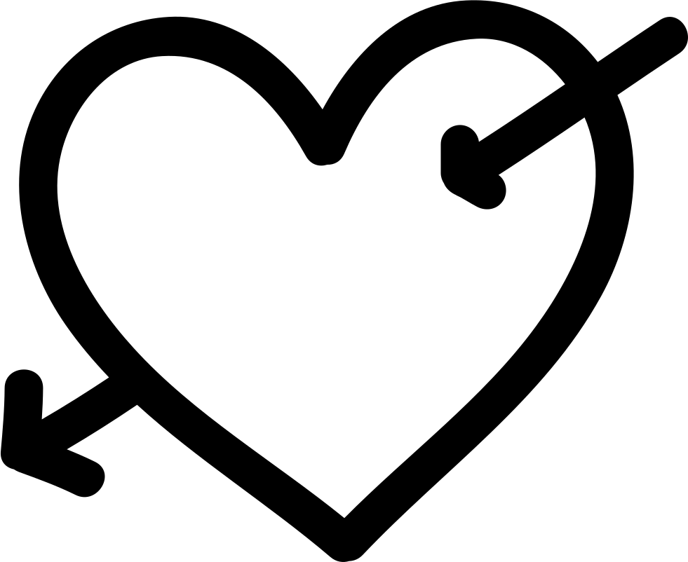 Heart Vector Arrow Free Clipart HQ Transparent PNG Image