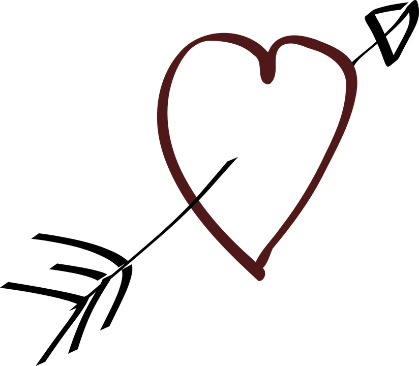 Heart Vector Arrow Free Clipart HD Transparent PNG Image