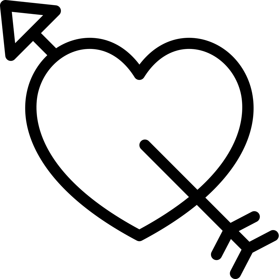 Heart Vector Arrow PNG Download Free Transparent PNG Image