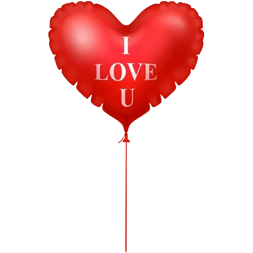 I Heart You Love Word Transparent PNG Image