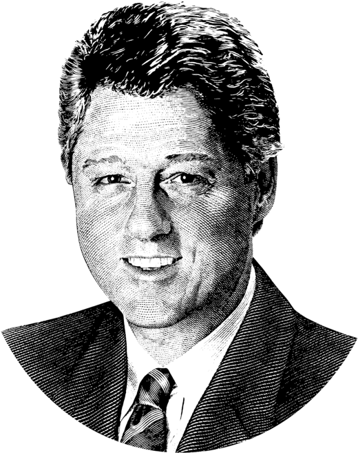 Art Bill Clinton Free HQ Image Transparent PNG Image