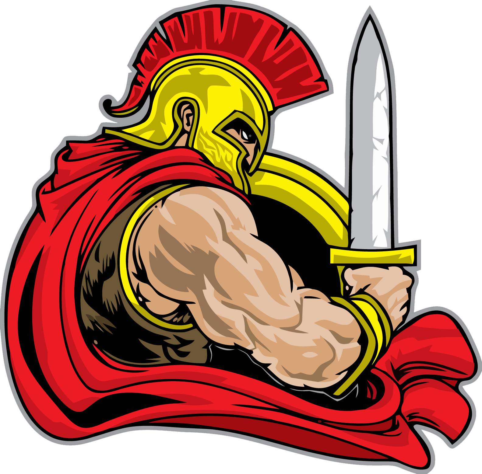 Golden Art Army Food Warriors Spartan State Transparent PNG Image