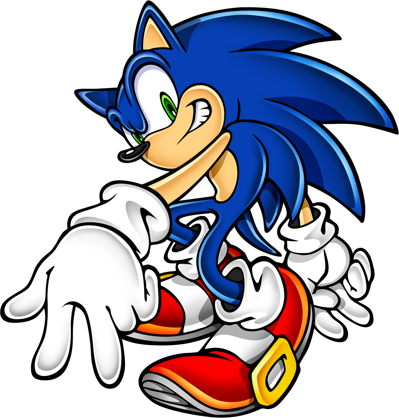 Sonic Art Adventure The Wing Hedgehog Transparent PNG Image