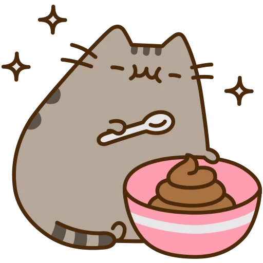 Food Area Pusheen Cat Free Download Image Transparent PNG Image