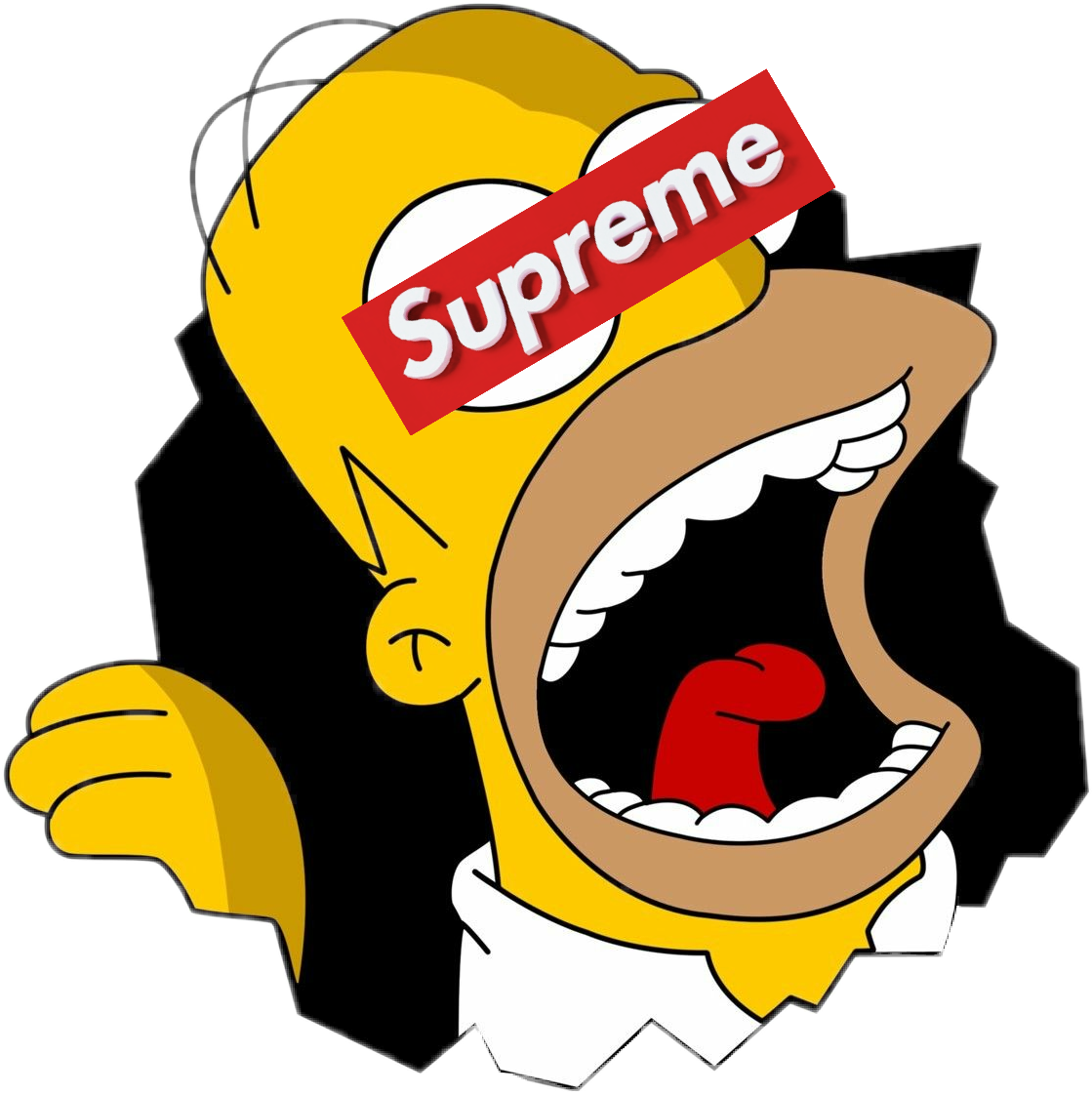 Homer Bart Yellow Simpsons Logo Tapped Simpson Transparent PNG Image