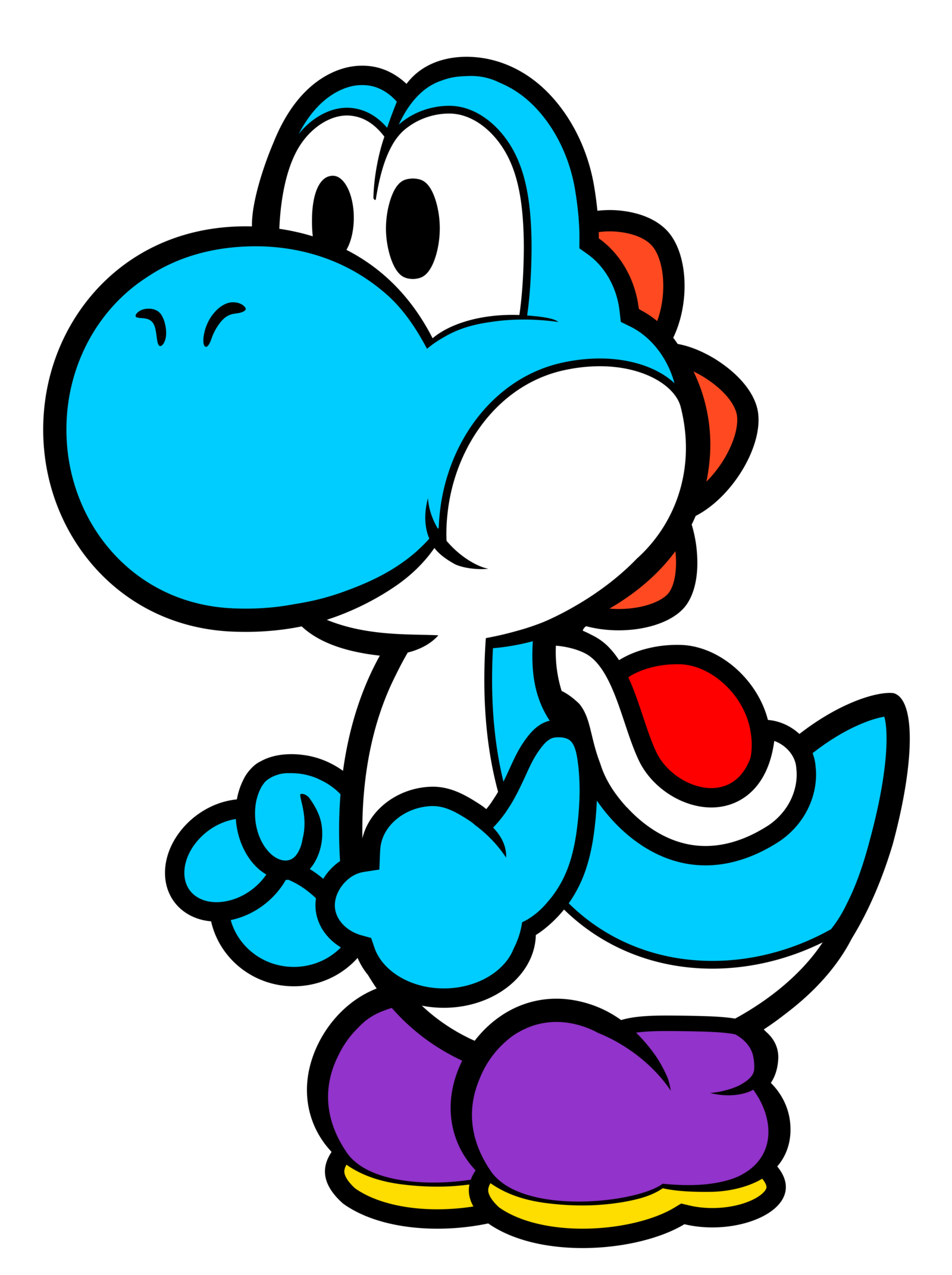 Flower Yoshi Thousandyear Area Door Island Mario Transparent PNG Image