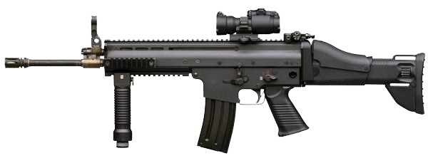 Scar Assault Rifle Png Transparent PNG Image