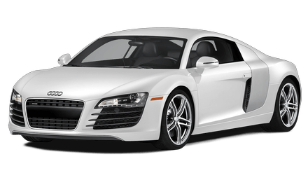 White Audi R8 Png Image Transparent PNG Image