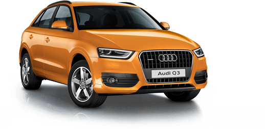 Orange Audi Png Car Image Transparent PNG Image