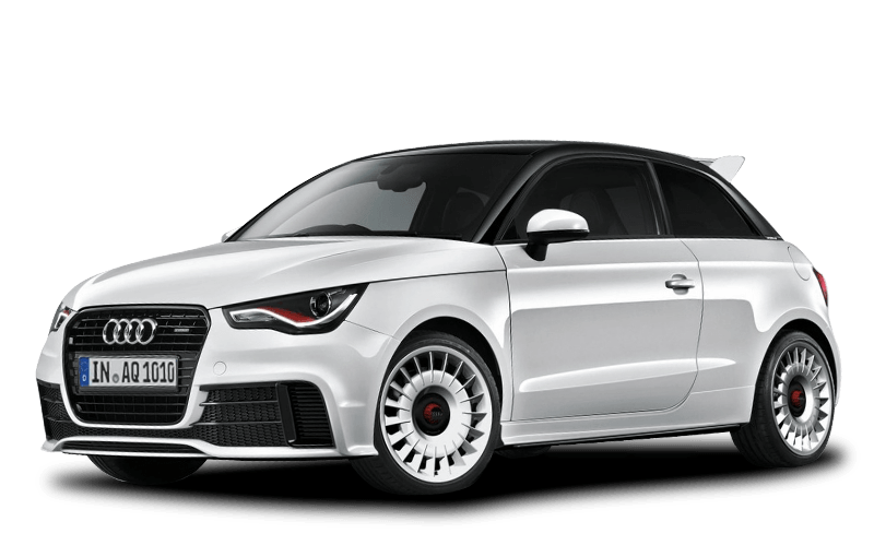 White Audi A1 Png Car Image Transparent PNG Image