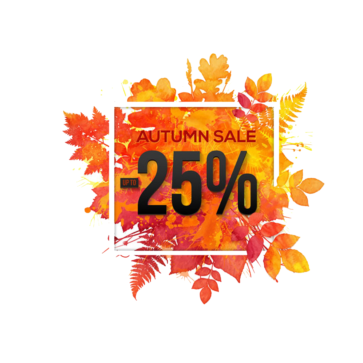 Colored Poster Leaves Sales Royalty-Free Autumn Transparent PNG Image