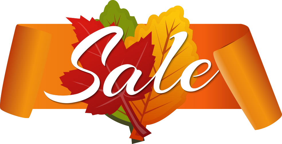 Autumn Discount Vector Sale Free Clipart HD Transparent PNG Image