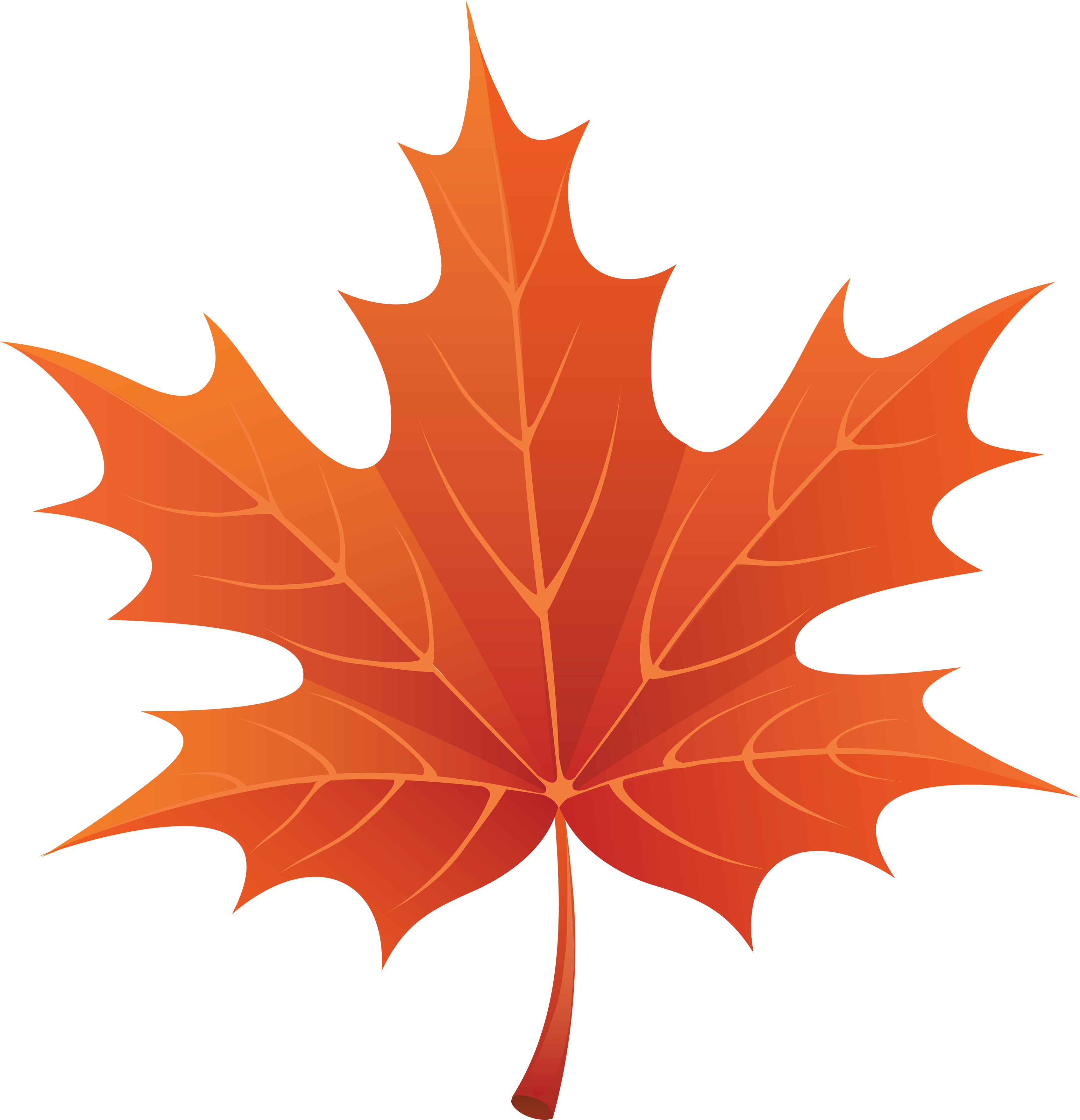 Autumn Fall Leaves Clip Art Transparent PNG Image