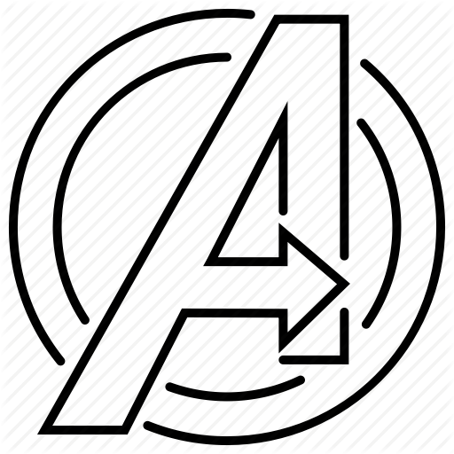 A Logo Avengers Letter HD Image Free Transparent PNG Image