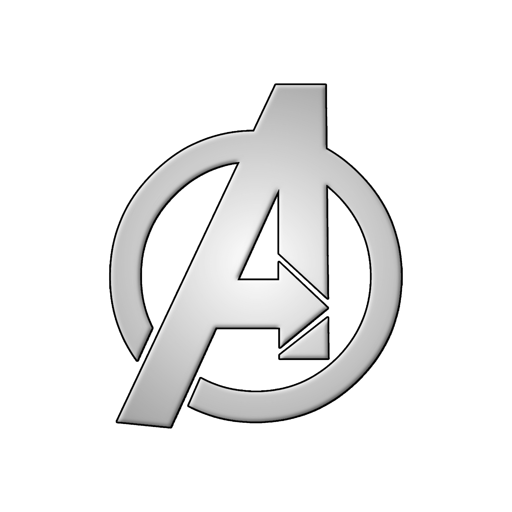 A Logo Pic Avengers Letter Transparent PNG Image