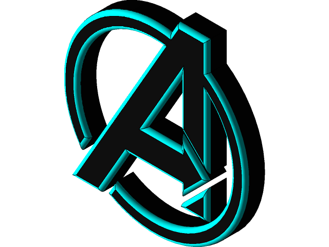 A Logo Avengers Letter Picture Transparent PNG Image