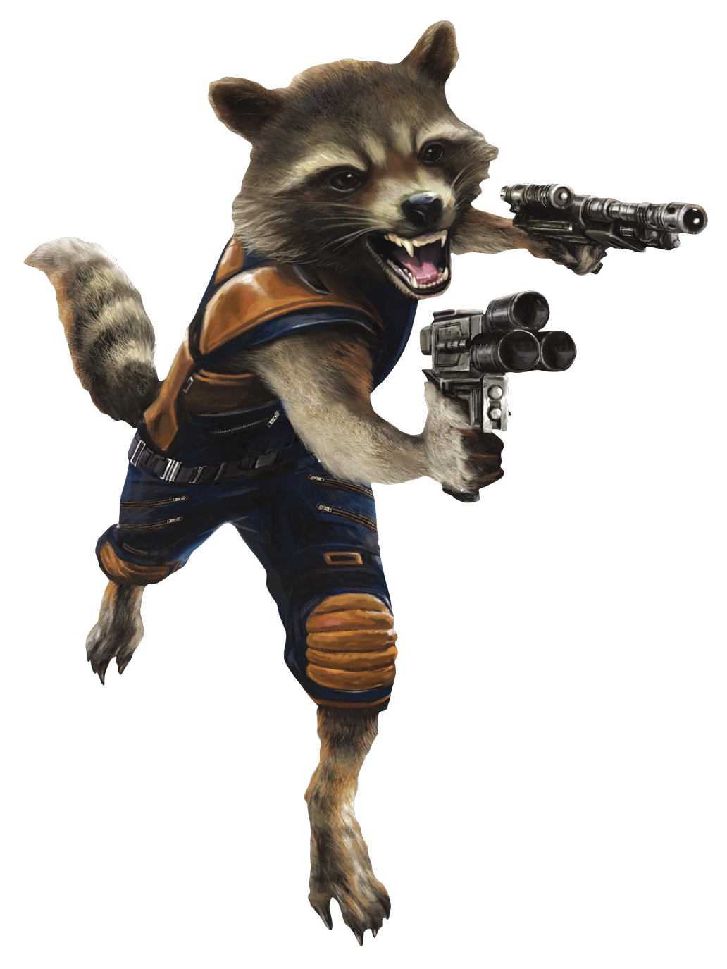 Rocket Character Fictional Snout Starlord Raccoon Thanos Transparent PNG Image