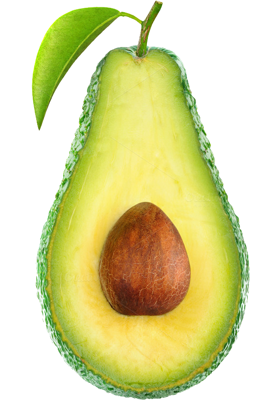 Picture Avocado Half Free PNG HQ Transparent PNG Image