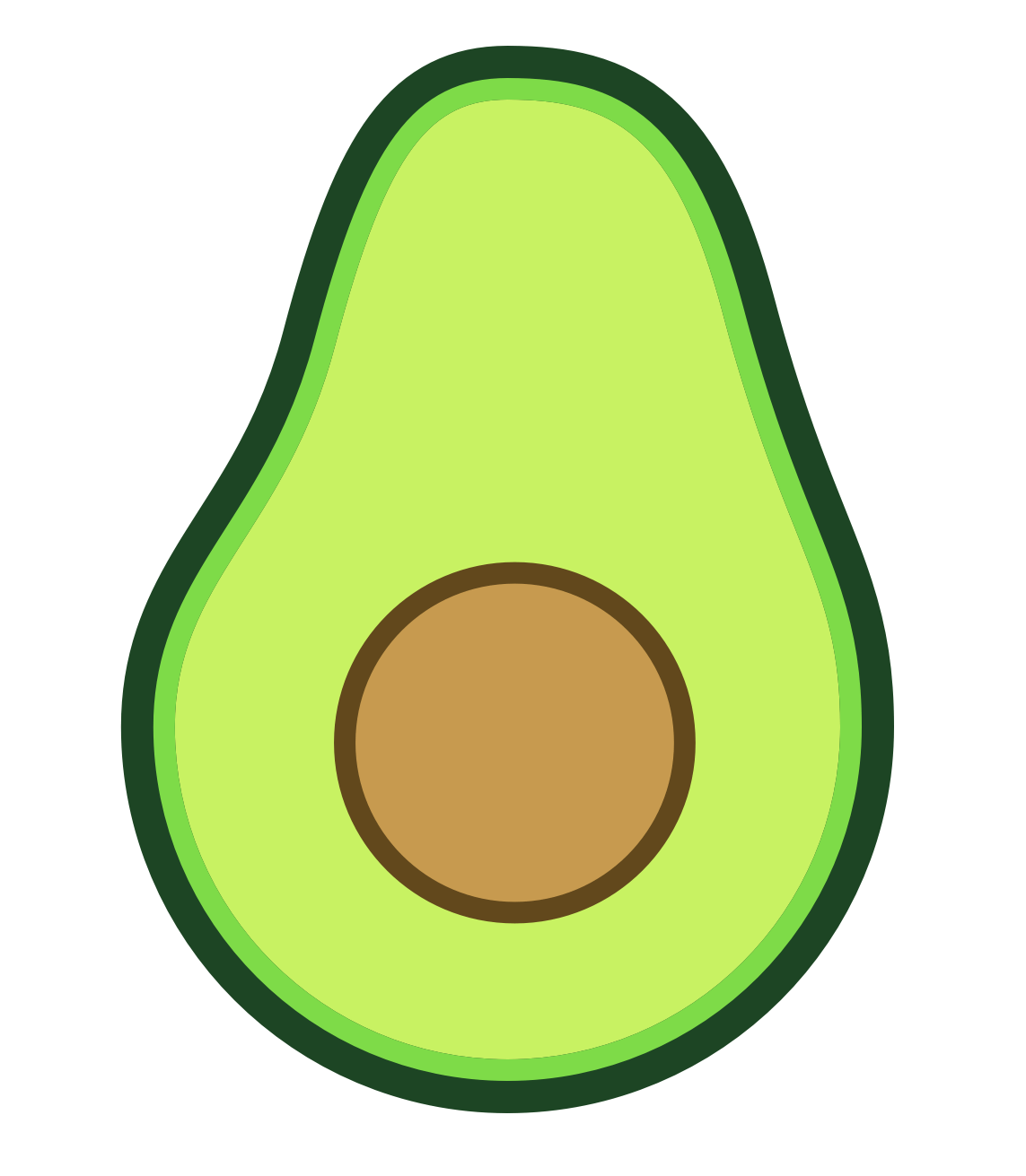 Vector Avocado Free Transparent Image HQ Transparent PNG Image