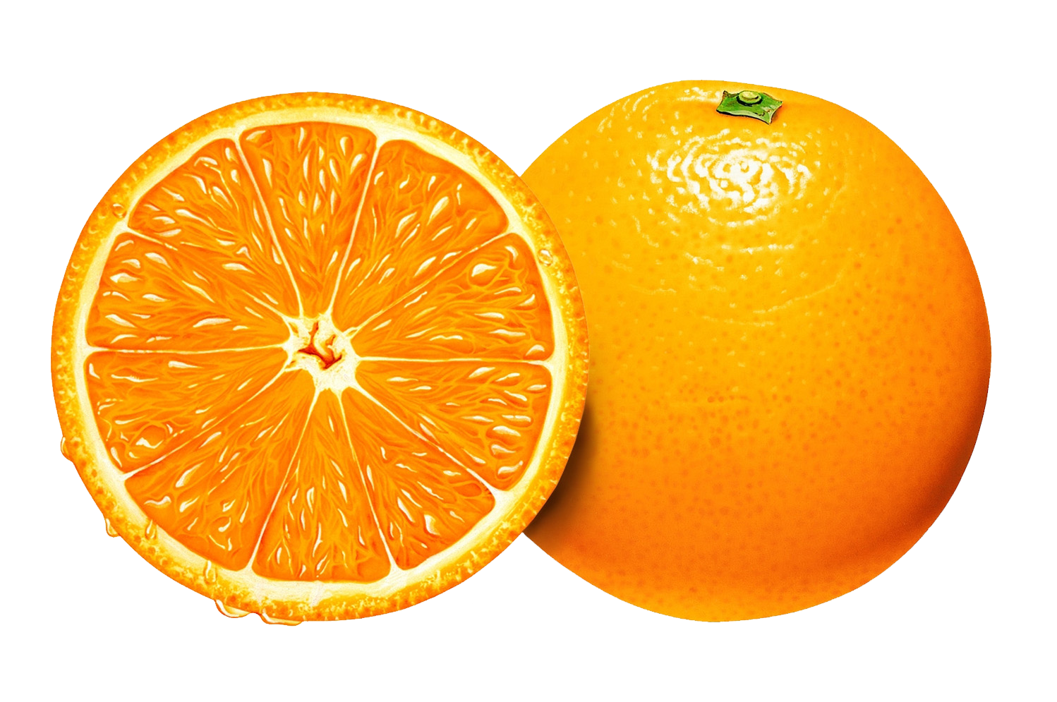 Half Orange Download HQ PNG Transparent PNG Image