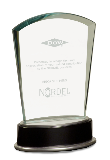 Glass Award File Transparent PNG Image