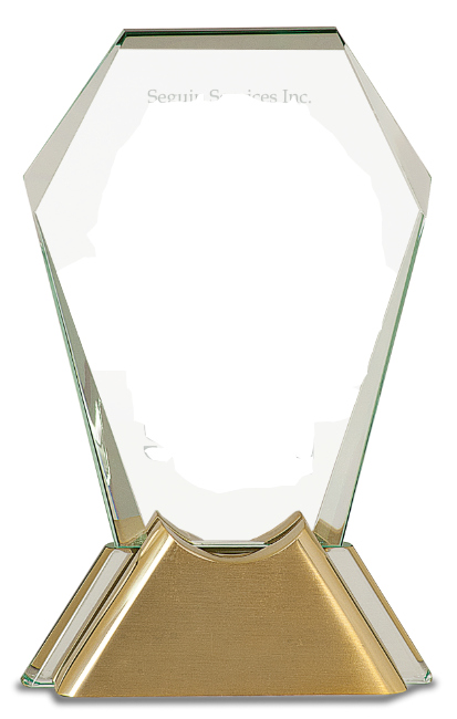 Glass Award Image Transparent PNG Image