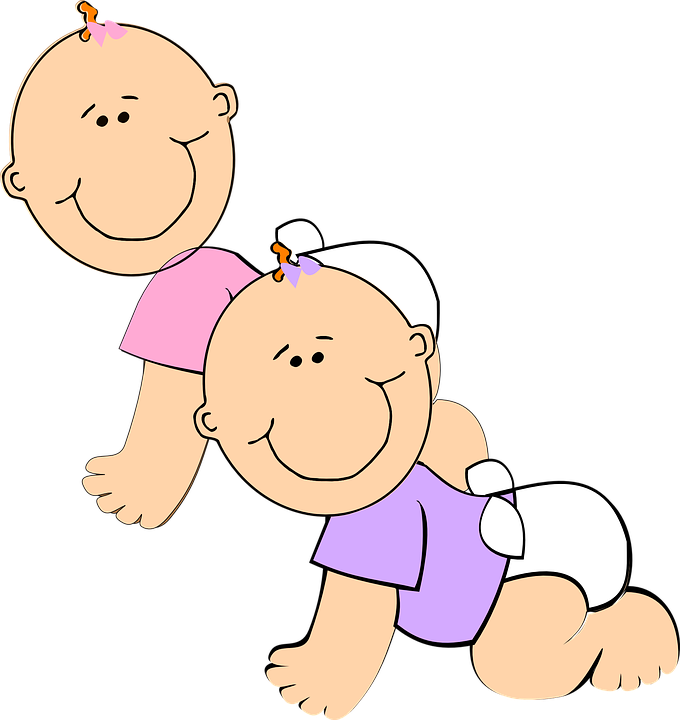 Twin Babies PNG Free Photo Transparent PNG Image