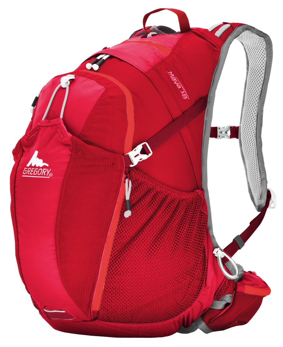 Backpack Sports Red Waterproof Free Download Image Transparent PNG Image