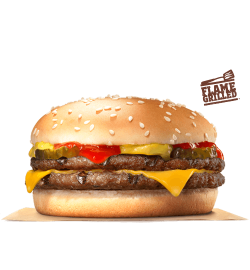 King Whopper Hamburger Cheeseburger Bacon Burger Big Transparent PNG Image