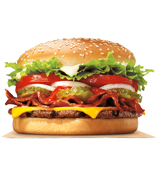 King Whopper Hamburger Bacon Cheeseburger Specialty Burger Transparent PNG Image